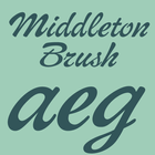 Middleton Brush Português Flip ícone