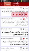 Pashto Standard Fonts capture d'écran 1