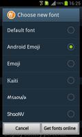 Emoji Font पोस्टर