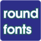 Round fonts for FlipFont иконка