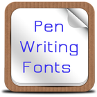 Pen Writing Fonts icône