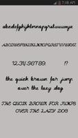 Pen Writing Fonts poster