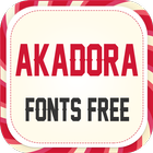 AkaDora Fonts Free Zeichen