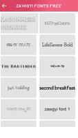 Zawgyi Fonts Free capture d'écran 2