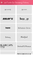 50 Fonts for Samsung Galaxy 截图 2