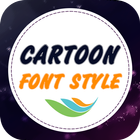 ikon Cartoon Font Style