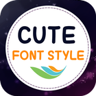 Cute Font Style icône