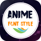 Anime Font Style Zeichen