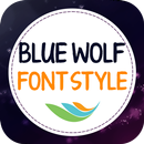 Blue Wolf Font Style APK