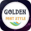 Golden Font Style