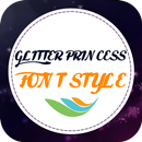 Glitter Princess Font Style APK