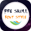 Fire Skull Font Style APK