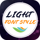 Light Font Style icône