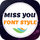 Miss You Font Style 圖標