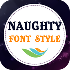 Naughty Font Style icône