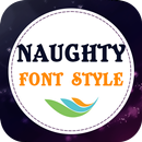 Naughty Font Style aplikacja