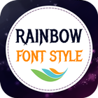 Rainbow Font Style icône