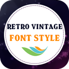 Retro VIntage Font Style icône