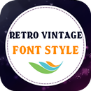 Retro VIntage Font Style aplikacja