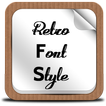 ”Retro Font Style