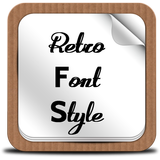 Icona Retro Font Style