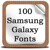 100 SamsungGalaxy Fonts आइकन