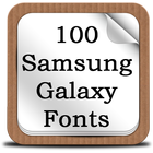 100 SamsungGalaxy Fonts icono