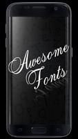 Awesome Fonts Affiche