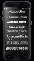 برنامه‌نما Awesome Fonts عکس از صفحه