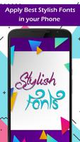 Stylische Schriftarten & Signature Maker Free Plakat