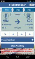 Indian Rail SMS Booking syot layar 3