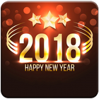 Top Live GIF New Year 2018 biểu tượng