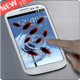 Cockroach on Screen 3D