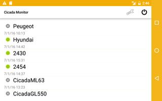 GPS Cicada Monitor screenshot 1