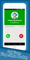 Calling Monkey Fingerlings Affiche