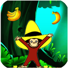 Curious Jungle George : Monkey Run icon