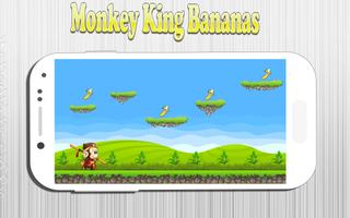 Monkey King Of Bananas Affiche