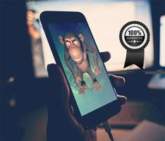 monkey on screen dancing joke ảnh chụp màn hình 1
