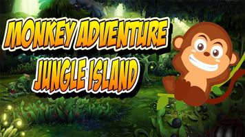 Monkey Adventure Jungle Island स्क्रीनशॉट 1