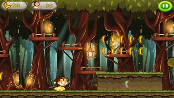 Banana Monkey king Run Jungle screenshot 3