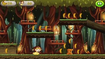 Banana Monkey king Run Jungle screenshot 2