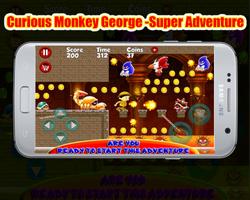 Curious Monkey George -Super Adventure स्क्रीनशॉट 1