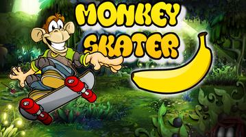 Monkey Skater Dash Affiche