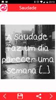 Imagens com frases de Saudade 截圖 1