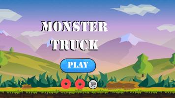 Monster Trucks - the hill climb driving Affiche