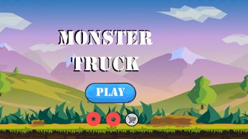 Monster truck hill adventures Cartaz