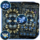 Mysterious Blue Flower Theme APK