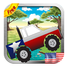 monster truck game road free icon