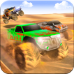 Monster truck offroad desierto raza 3d