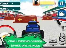 Monster Truck Driving : 4X4 Truck Driving Games syot layar 1